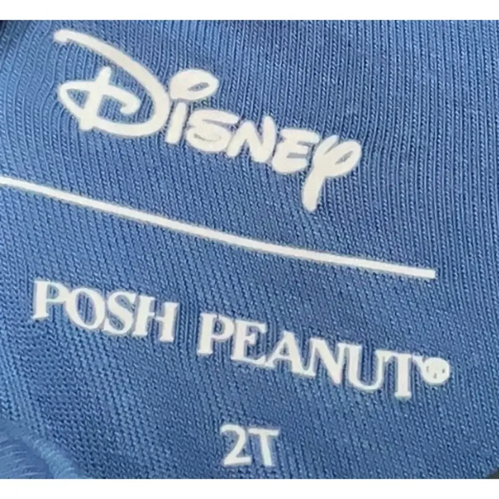 Posh Peanut Disney Stitch Bamboo Polo Shirt Size 2T